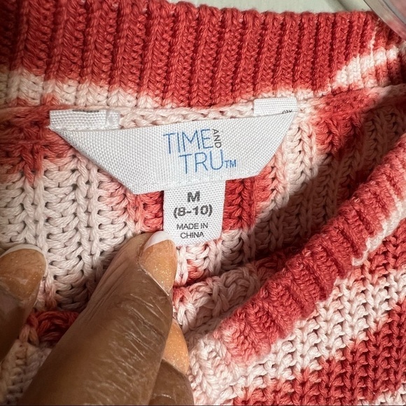 Tie Dye Crew Neck High Low Sweater - Picture 5 of 8